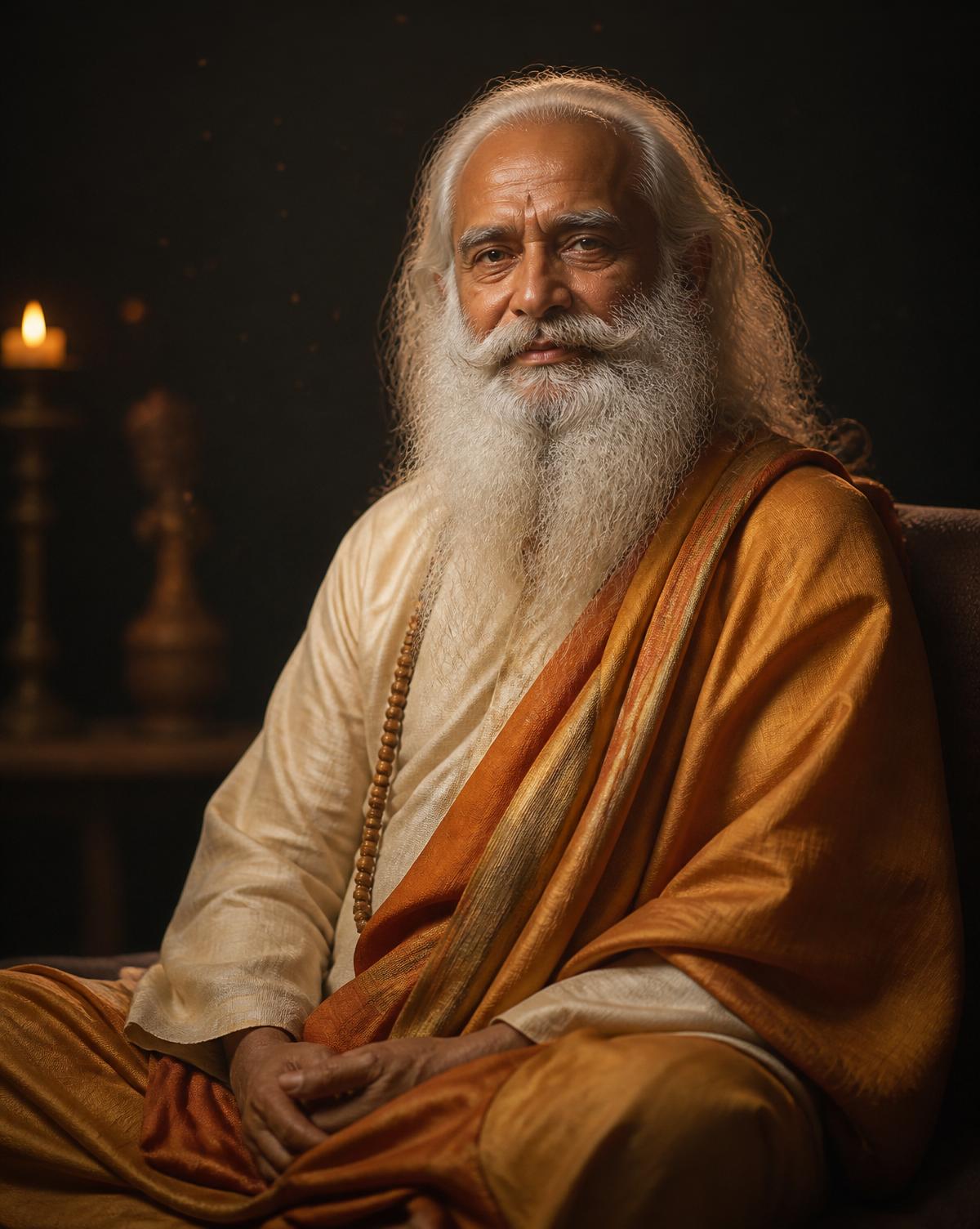 Portrait of Acharya Mangalmuni Ji